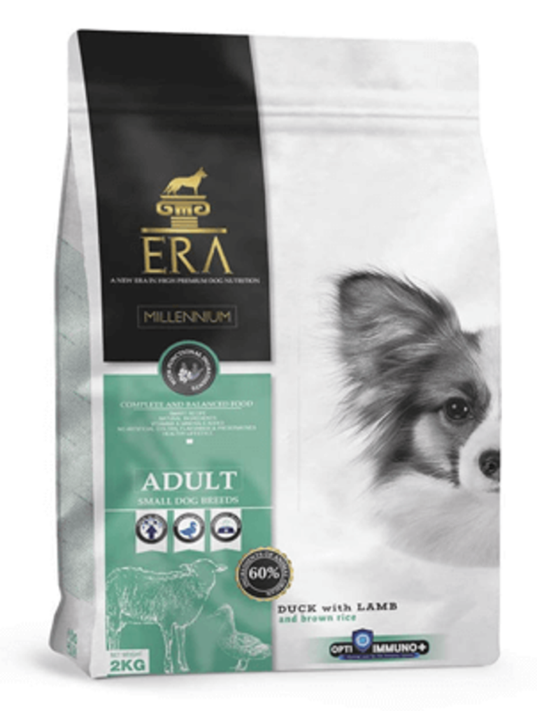 אוכל לכלבים ארה בוגר מיני ברווז וכבש 2 ק"ג ERA