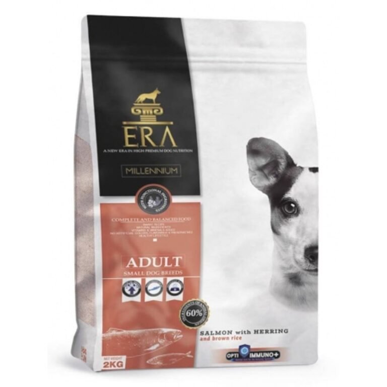 אוכל לכלבים ארה בוגר מיני סלמון והרינג 2 ק"ג ERA